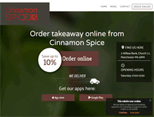 Tablet Screenshot of cinnamon-spice.com